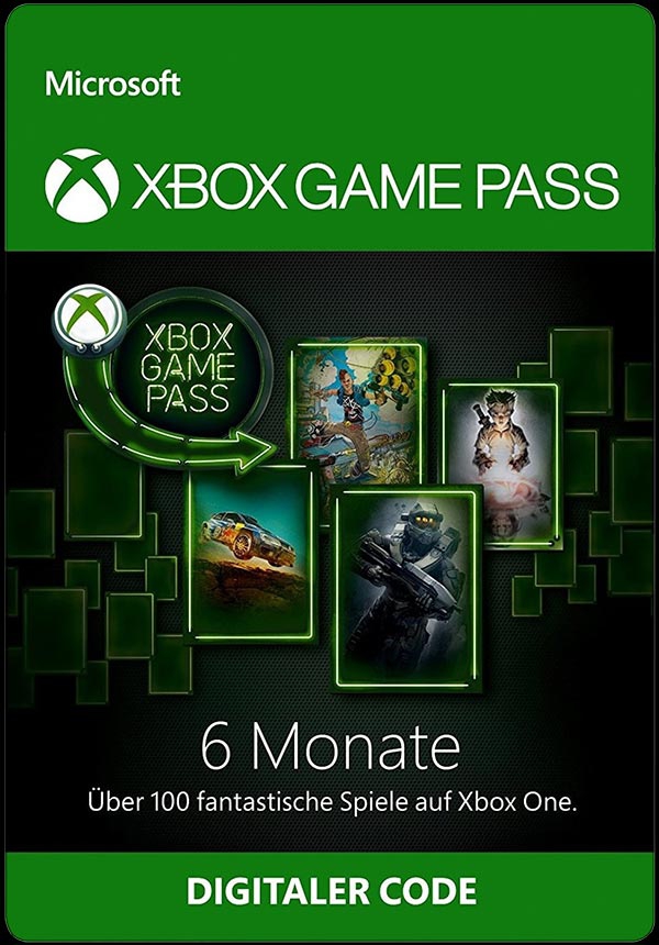 Cover Xbox Game Pass 6 Monate