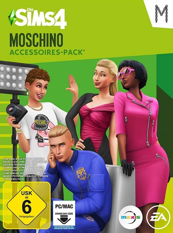 Cover Die Sims 4 - Moschino Accessoires Pack