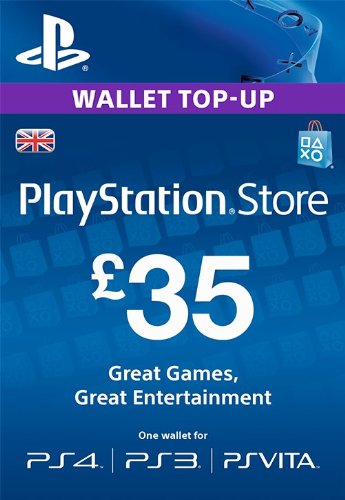 Cover PlayStation Network Card 35£ Großbritannien