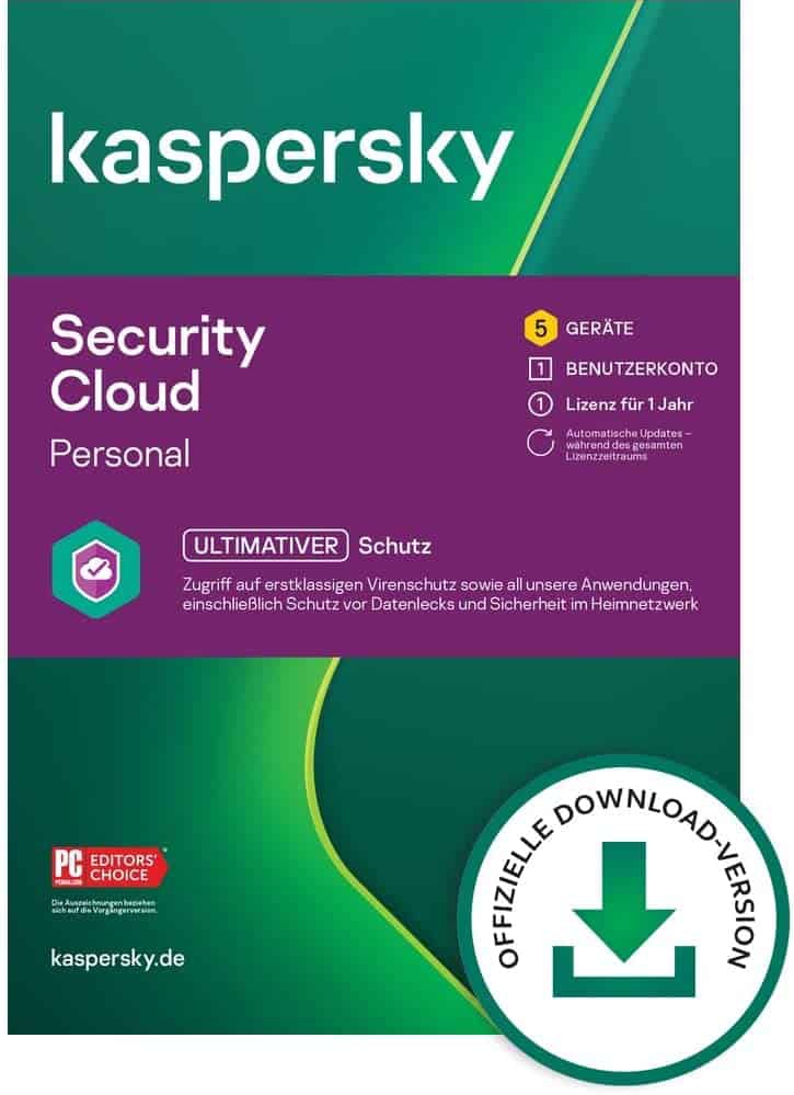 Cover Kaspersky Security Cloud (5 Geräte / 1 Jahr)