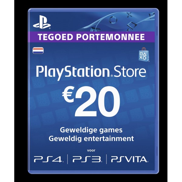 Cover PlayStation Network Card 20€ Niederlande