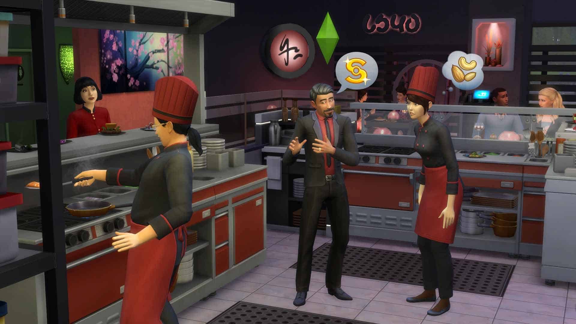 Screenshot Die Sims 4 Gaumenfreuden