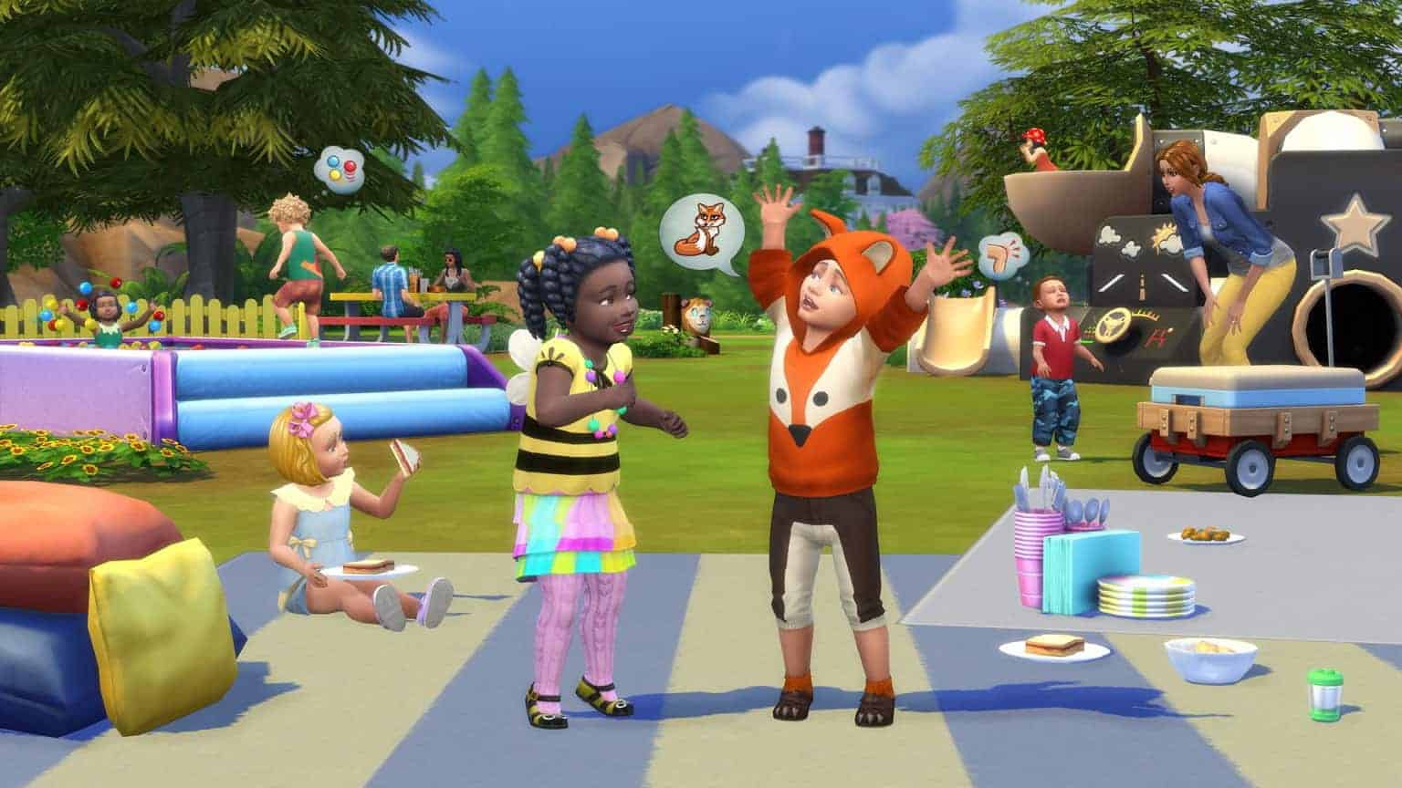 Screenshot Die Sims 4 Kleinkind-Accessoires