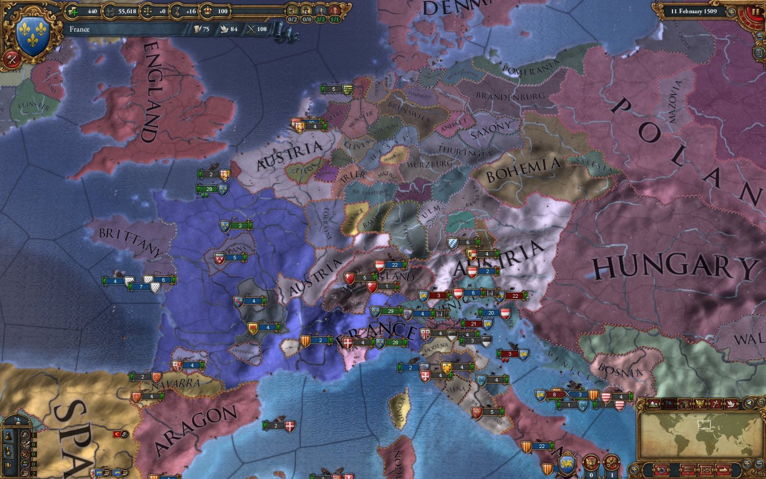 Screenshot Europa Universalis IV