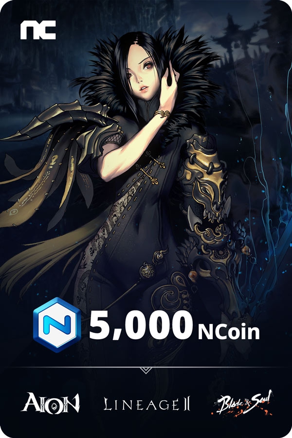 Cover NCsoft NCoin 5000 Coins EU
