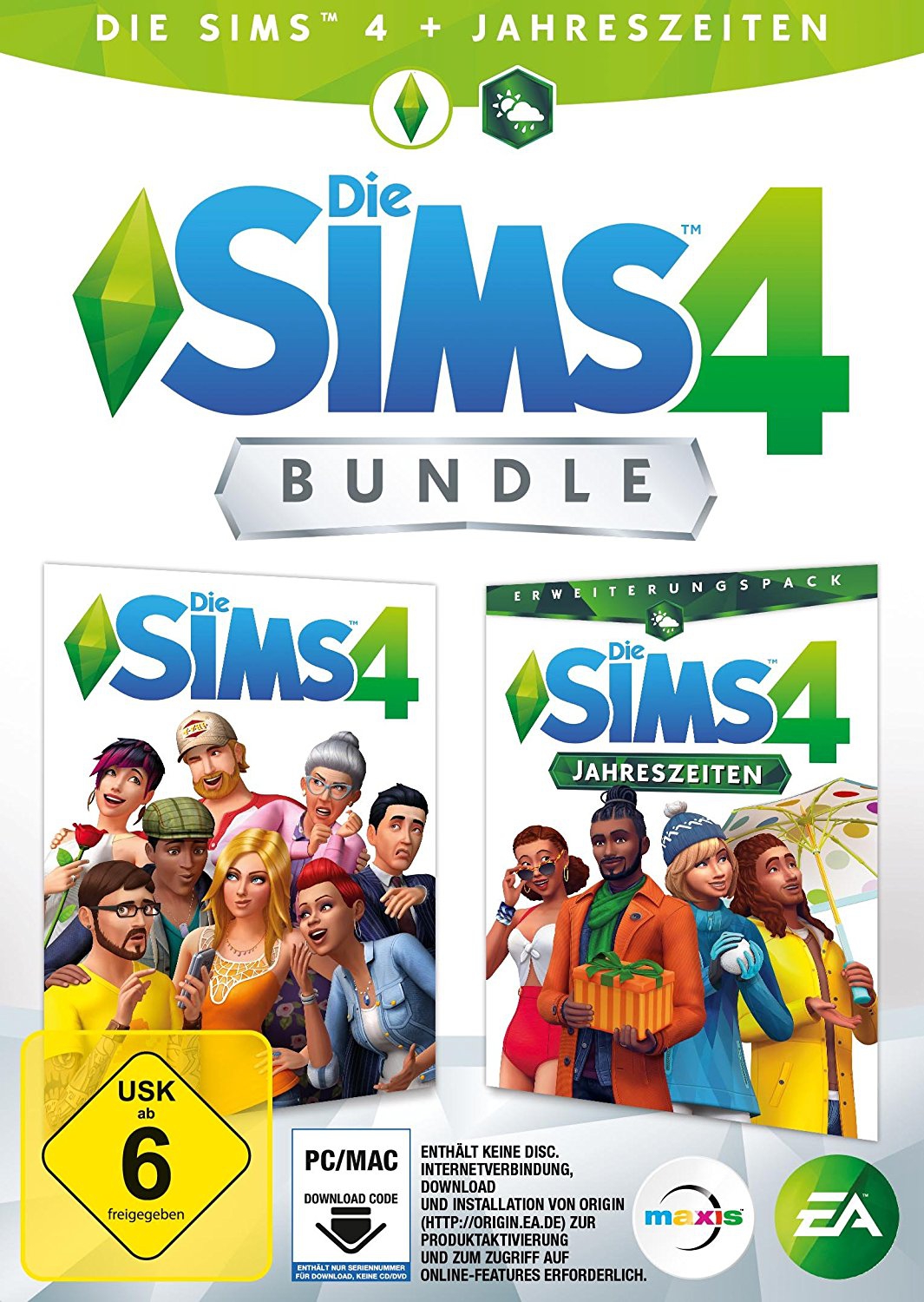 Cover Die Sims 4 + Jahreszeiten Starter-Set
