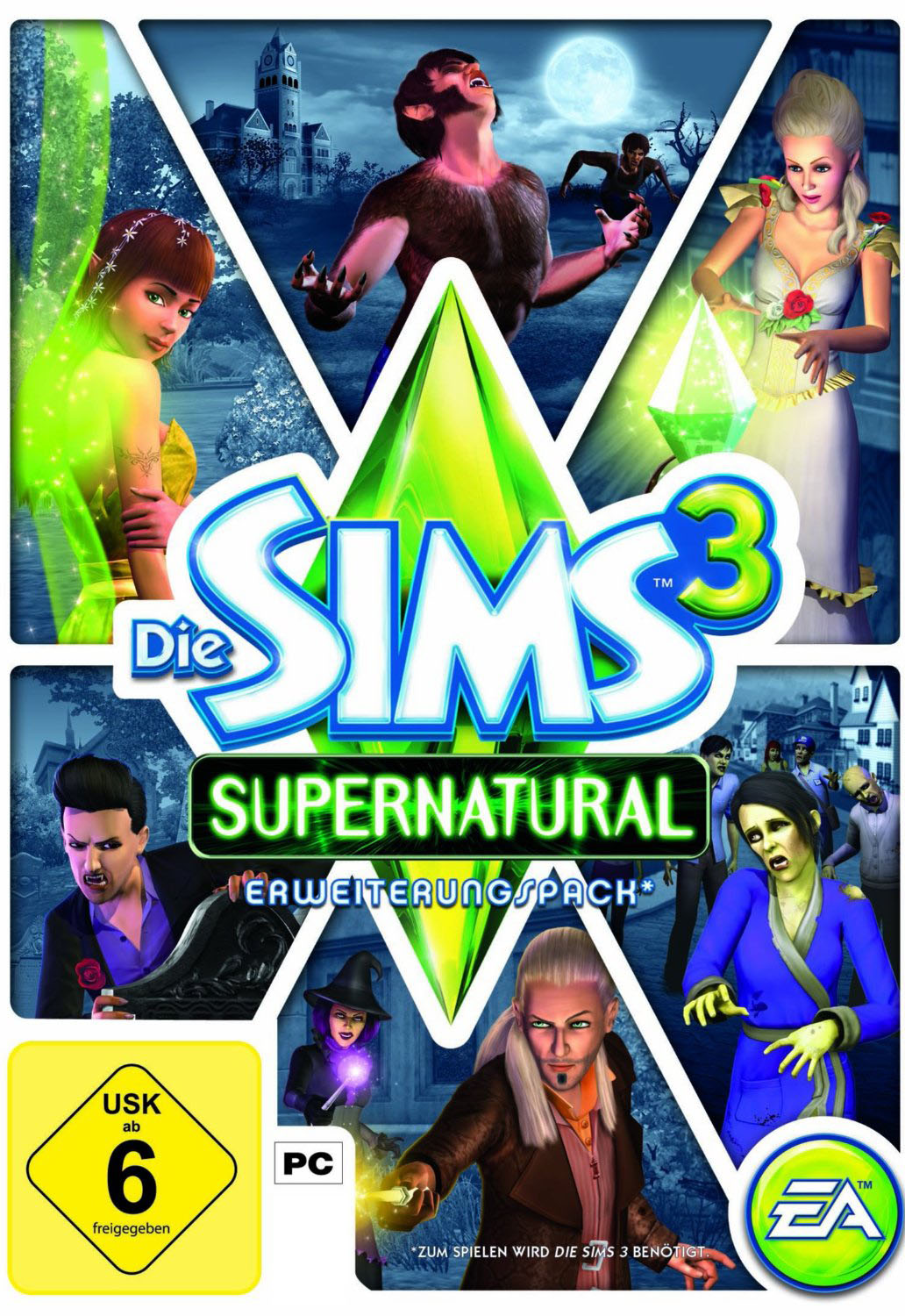 Cover Die Sims 3: Supernatural