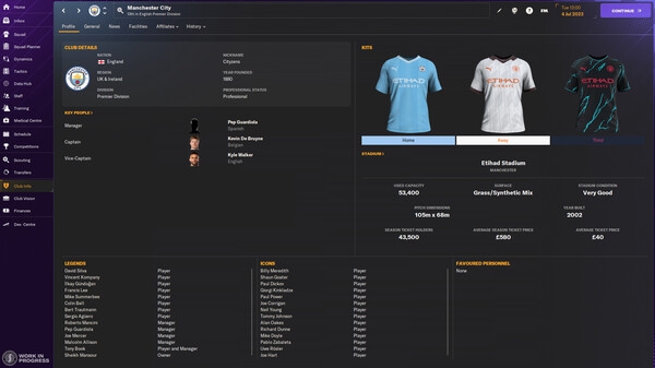Screenshot Football Manager 2024