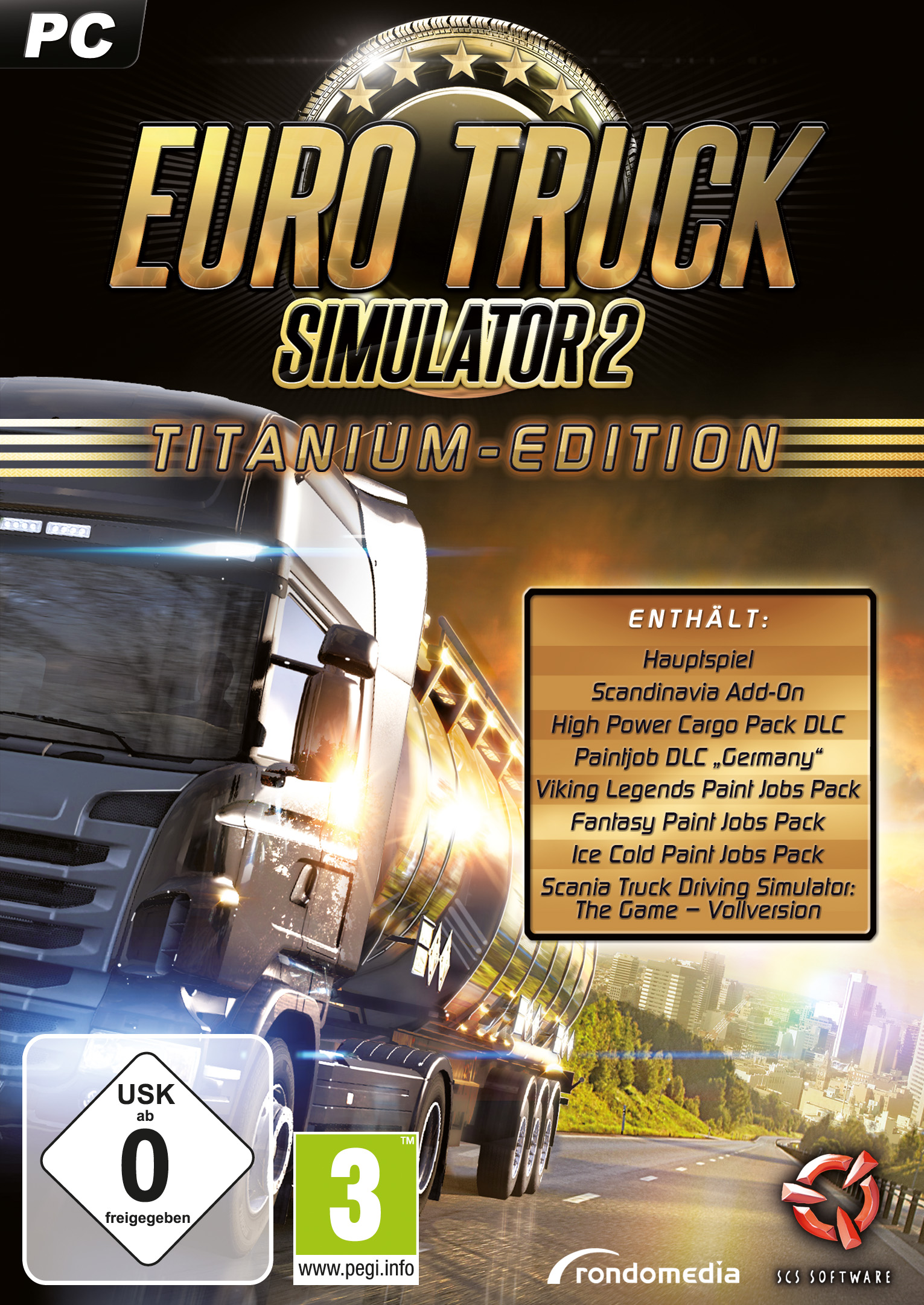 Cover Euro Truck Simulator 2 Titanium-Edition