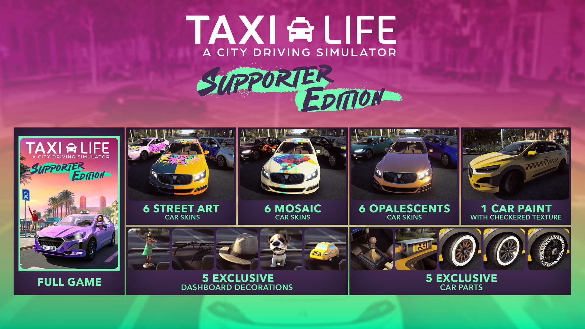 Taxi Life: A City Driving Simulator Supporter Pack