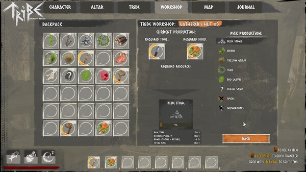 Screenshot Tribe Primitive Builder