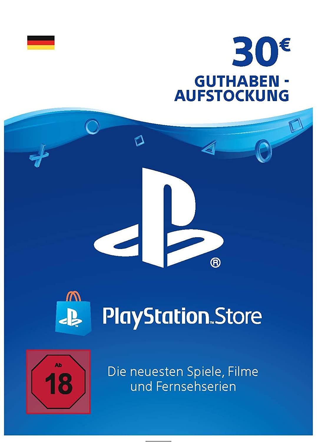 Cover PlayStation Network Card 30€ Deutschland