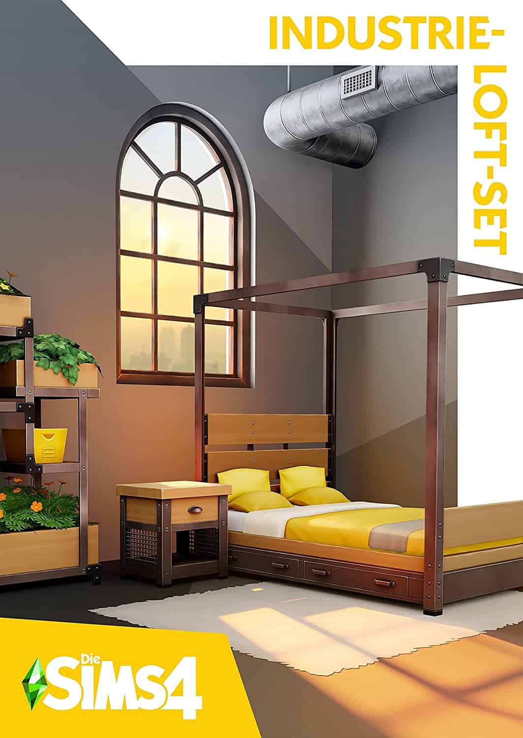 Cover Die Sims 4 Industrie-Loft-Set
