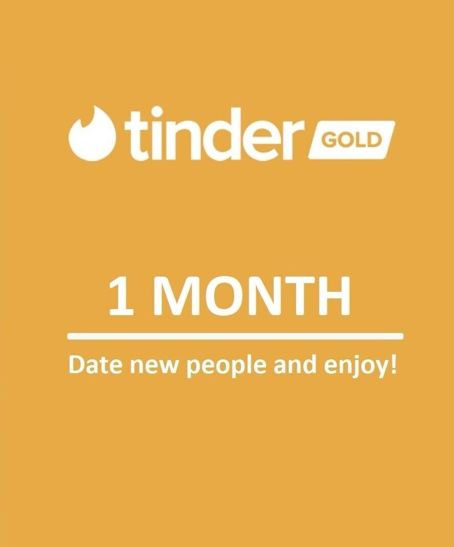 Cover Tinder Gold 1 Monat EU