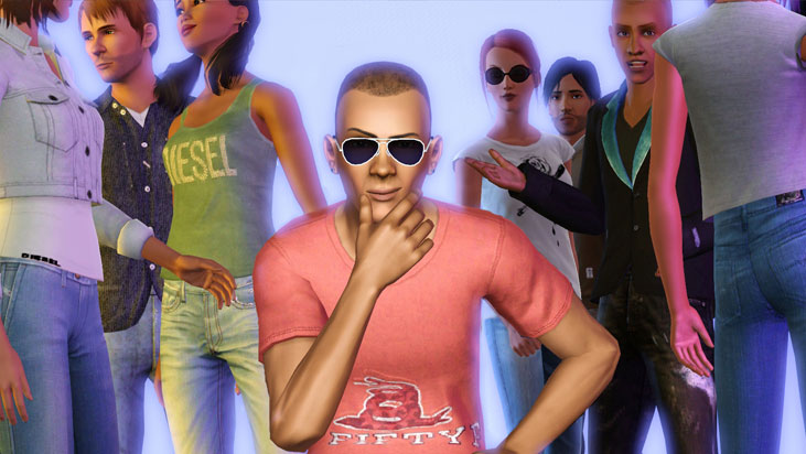 Screenshot Die Sims 3: Diesel-Accessoires