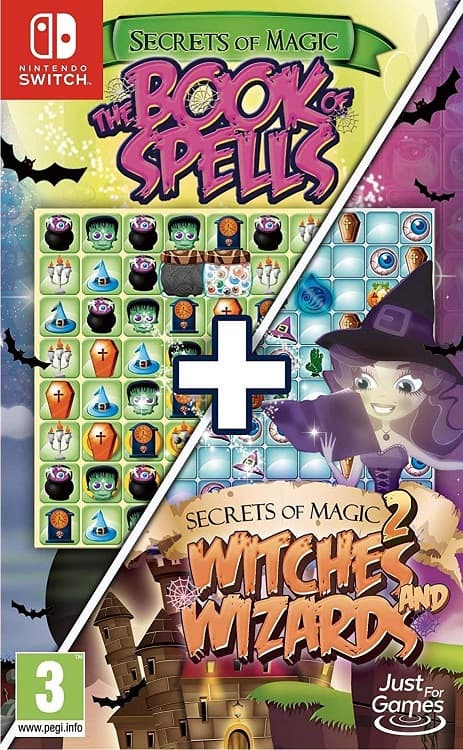 Cover Secrets Of Magic: Das Buch der Zauber + Hexen und Zauberer