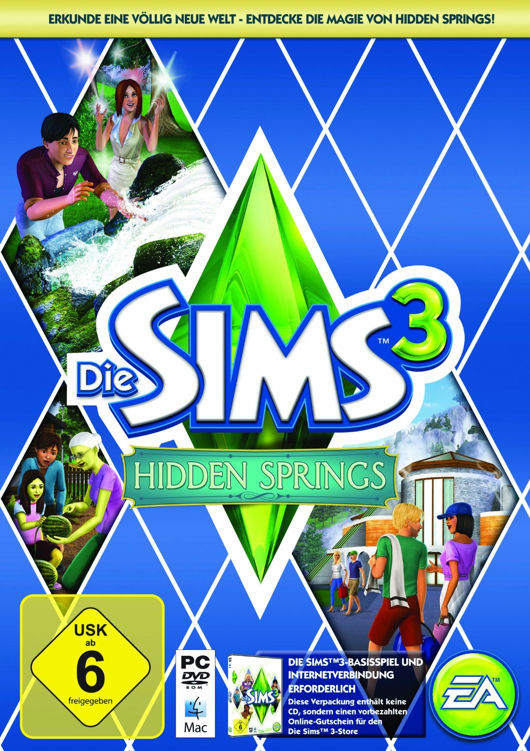 Cover Die Sims 3: Hidden Springs