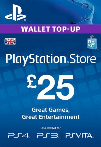 Cover PlayStation Network Card 25£  Großbritannien