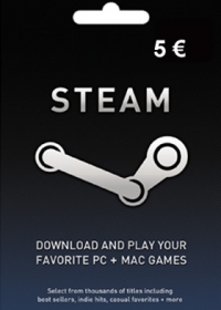 Cover Steam-Guthabenkarte 5 Euro
