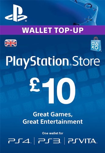 Cover PlayStation Network Card 10£  Großbritannien