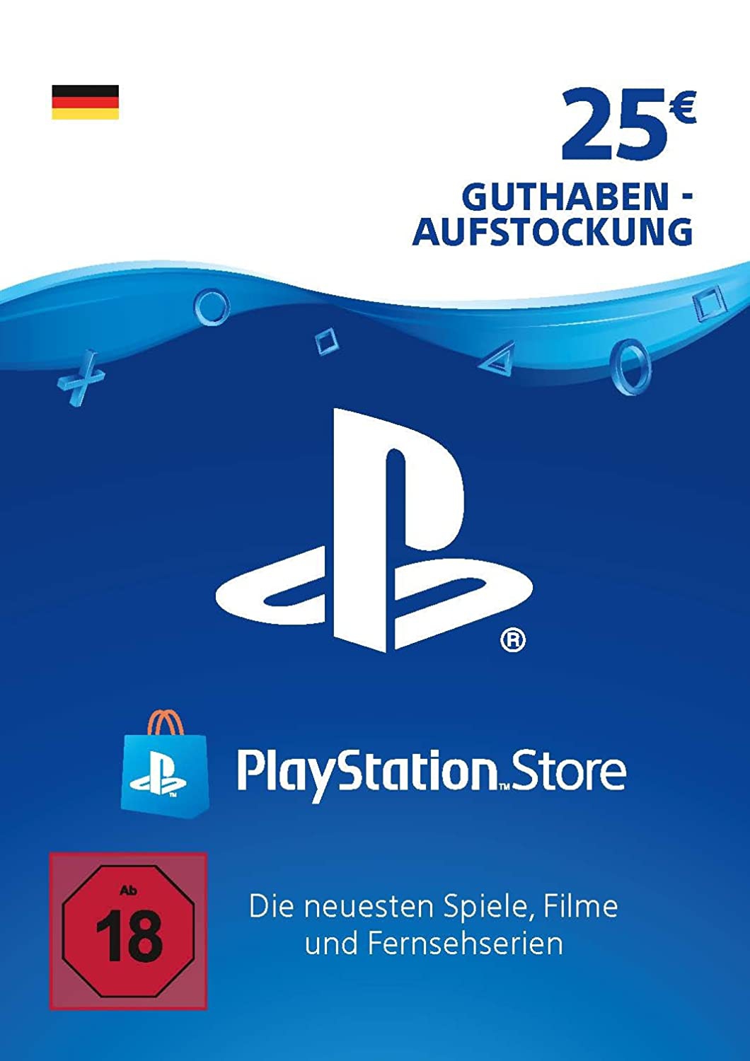 Cover PlayStation Network Card 25€ Deutschland