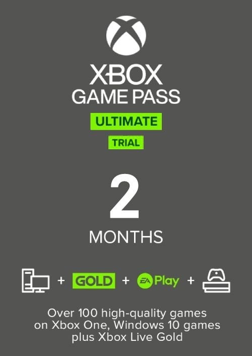 Cover Xbox Game Pass Ultimate 2 Monate (für neue Konten) Probe-Mitgliedschaft