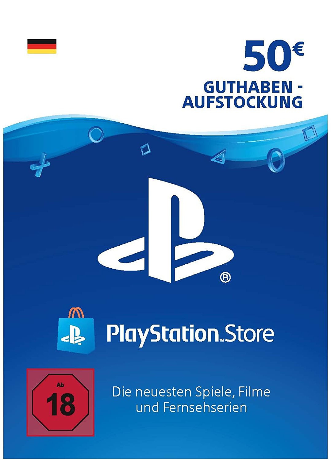 Cover PlayStation Network Card 50€ Deutschland