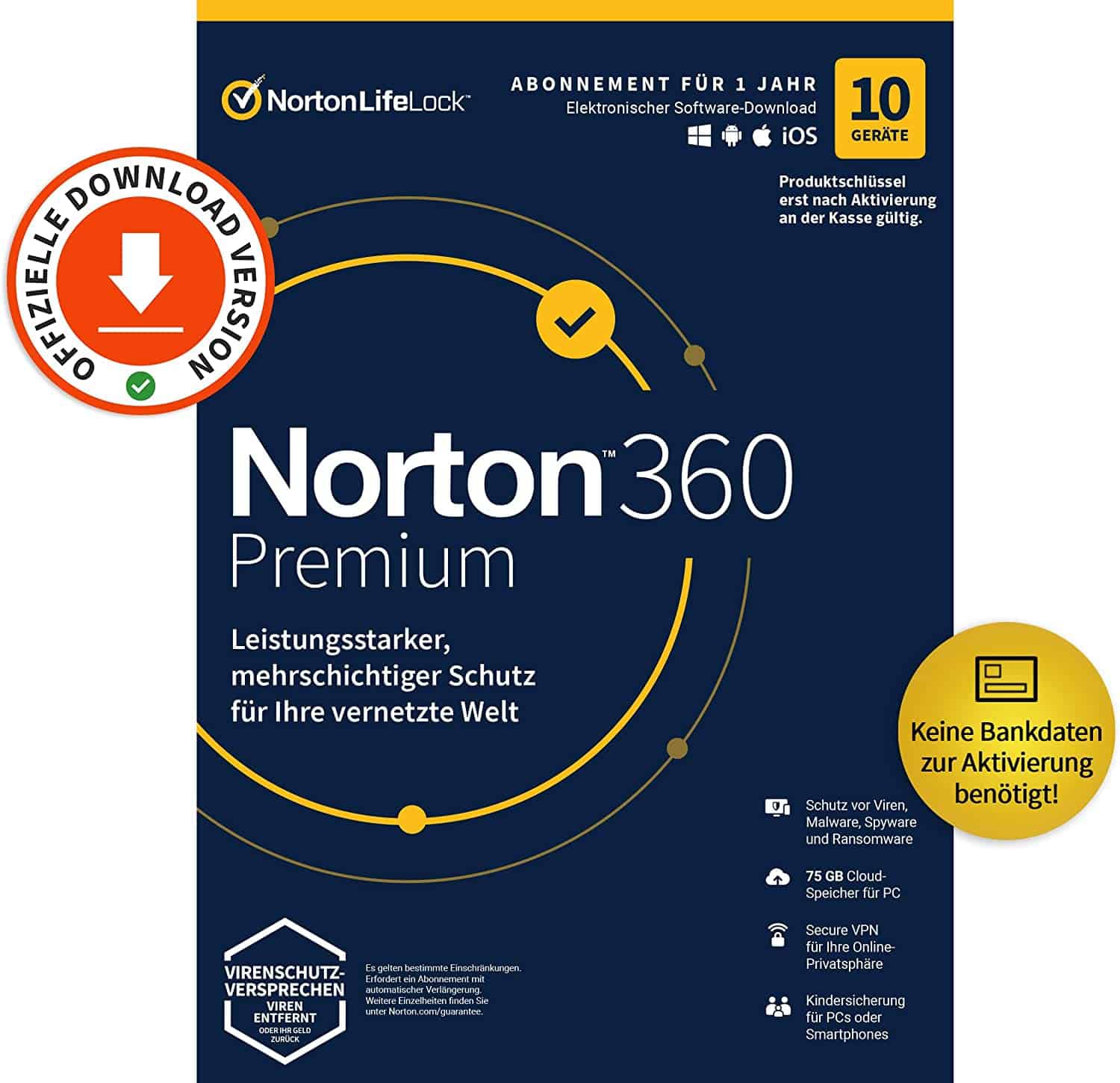 Cover Norton 360 Premium - 10 Geräte 1 Jahr