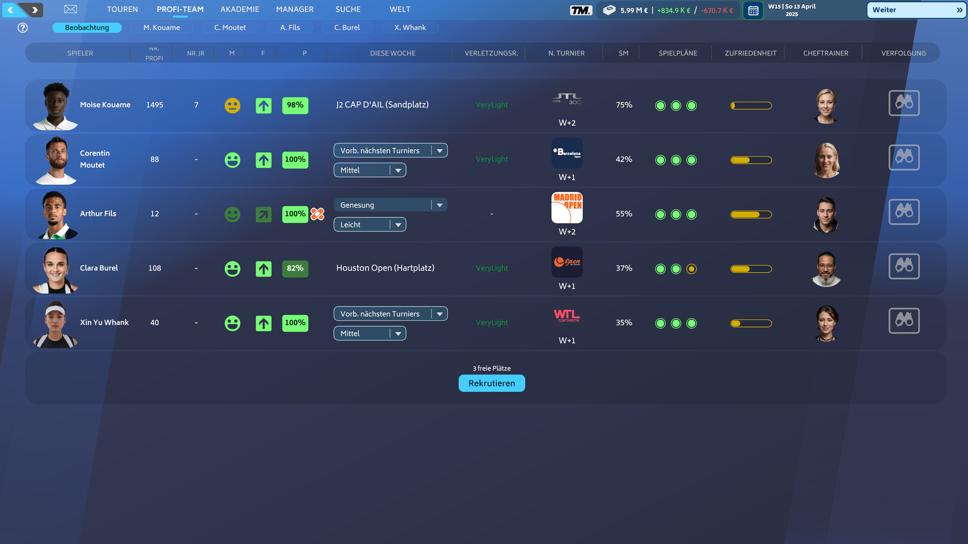 Tennis Manager 25