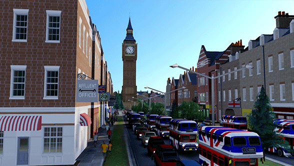 Screenshot SimCity - Britisches Stadt-Set