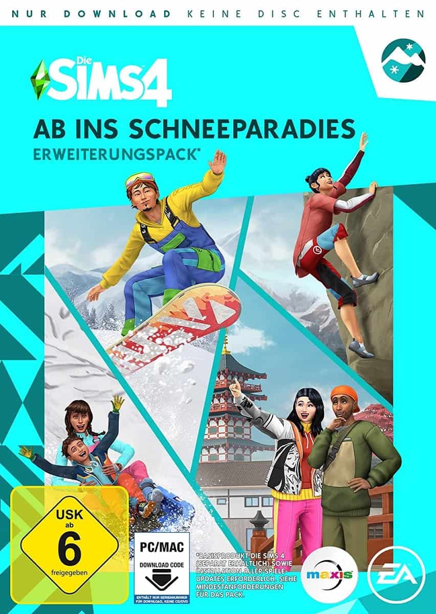 Cover Die Sims 4 Ab ins Schneeparadies