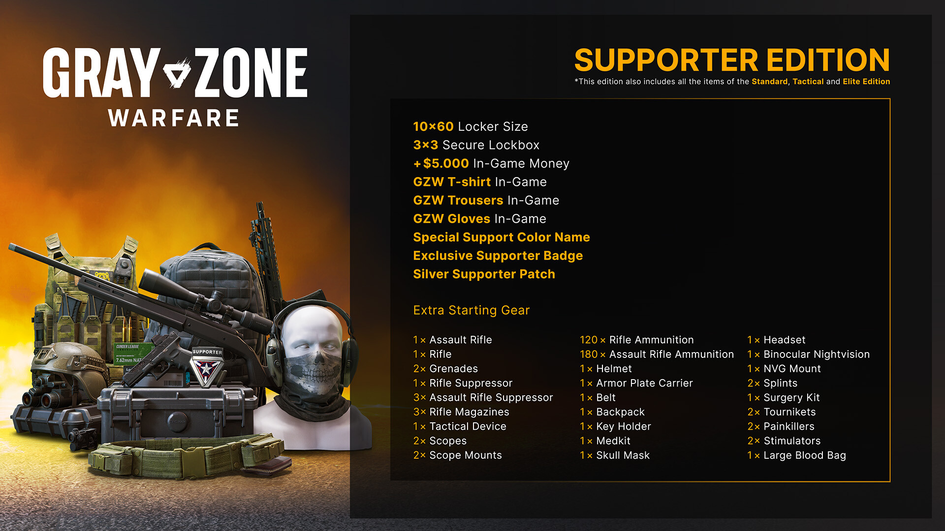 Gray Zone Warfare - Supporter Edition Upgrade