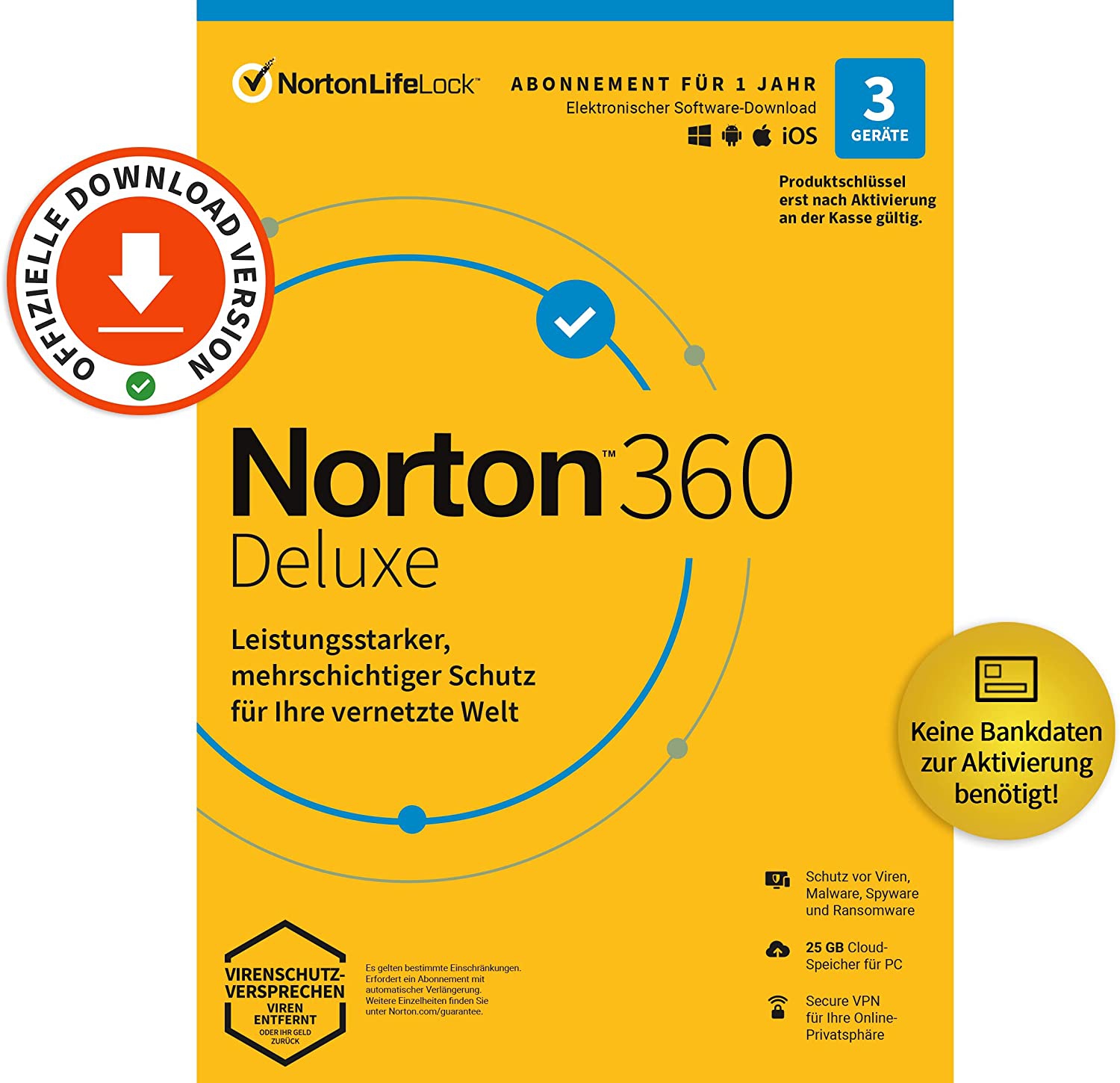 Cover Norton 360 Deluxe - 3 Geräte 1 Jahr