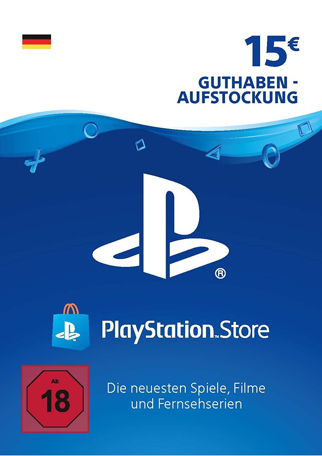 Cover PlayStation Network Card 15€ Deutschland