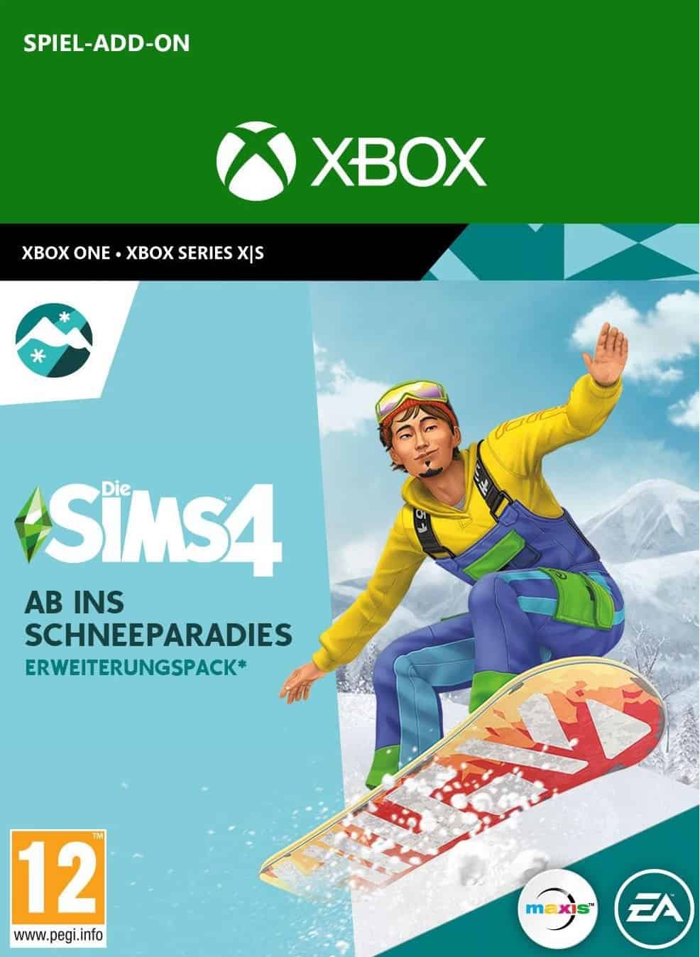 Cover Die Sims 4 Ab ins Schneeparadies