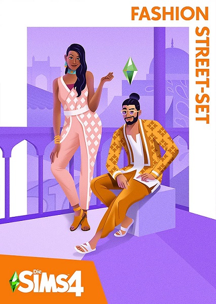 Cover Die Sims 4 Fashion Street-Set