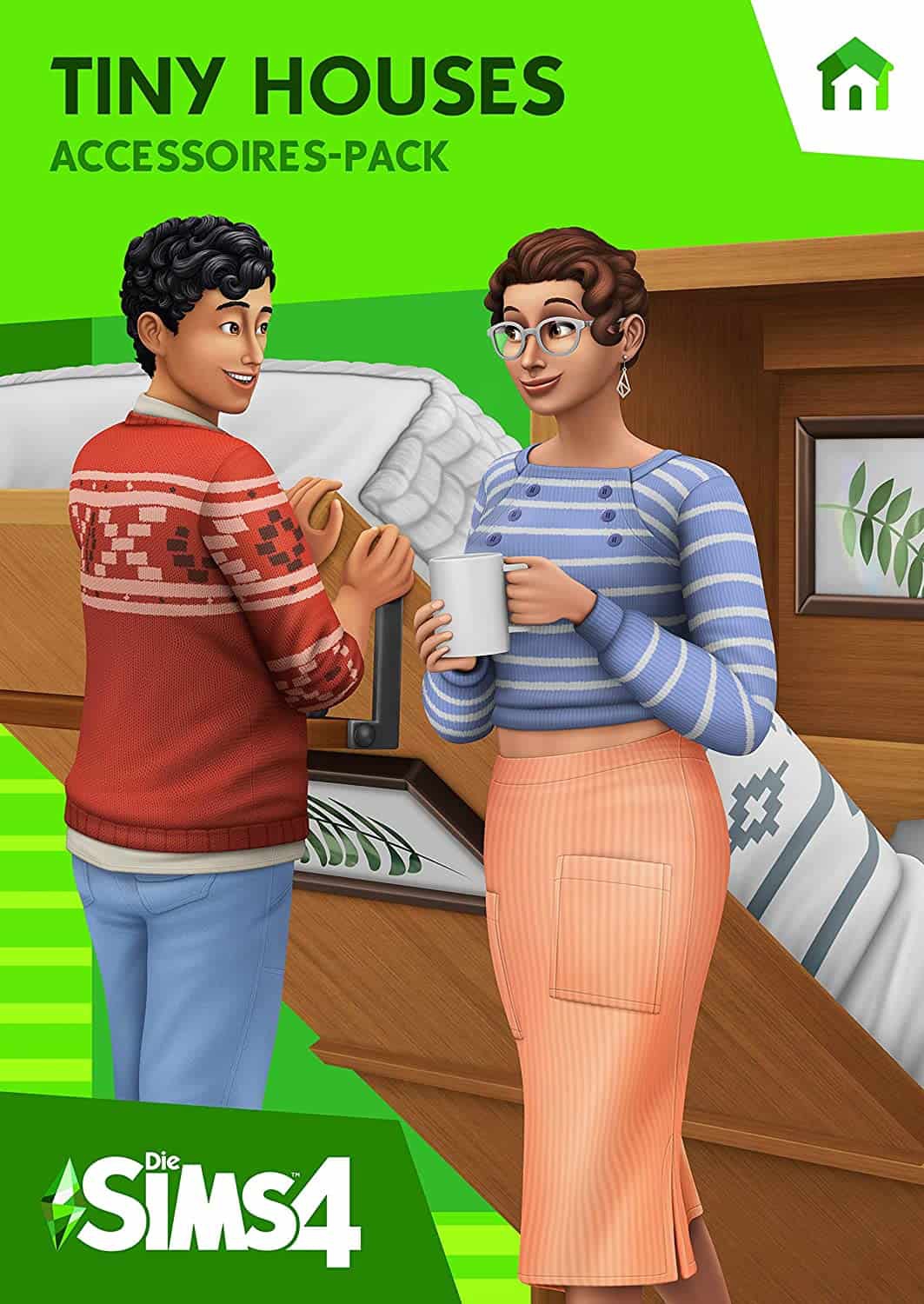 Cover Die Sims 4 Tiny Houses-Accessoires-Pack