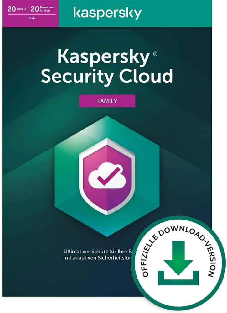 Cover Kaspersky Security Cloud (20 Geräte / 1 Jahr)