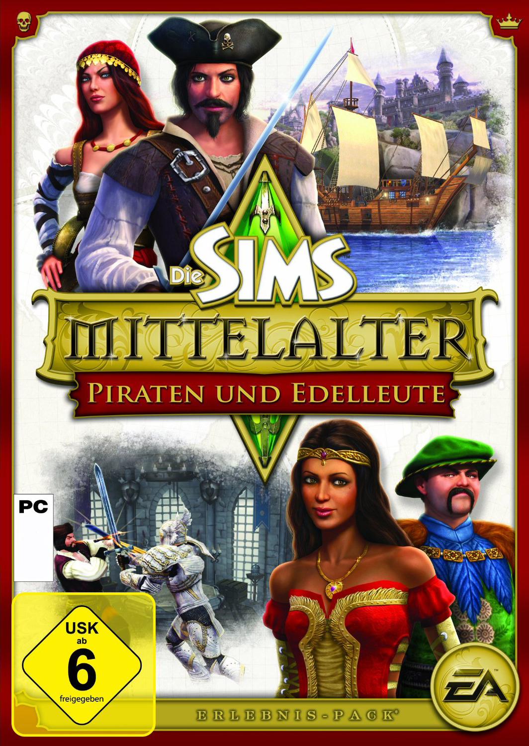 Cover Die Sims: Mittelalter - Piraten und Edelleute
