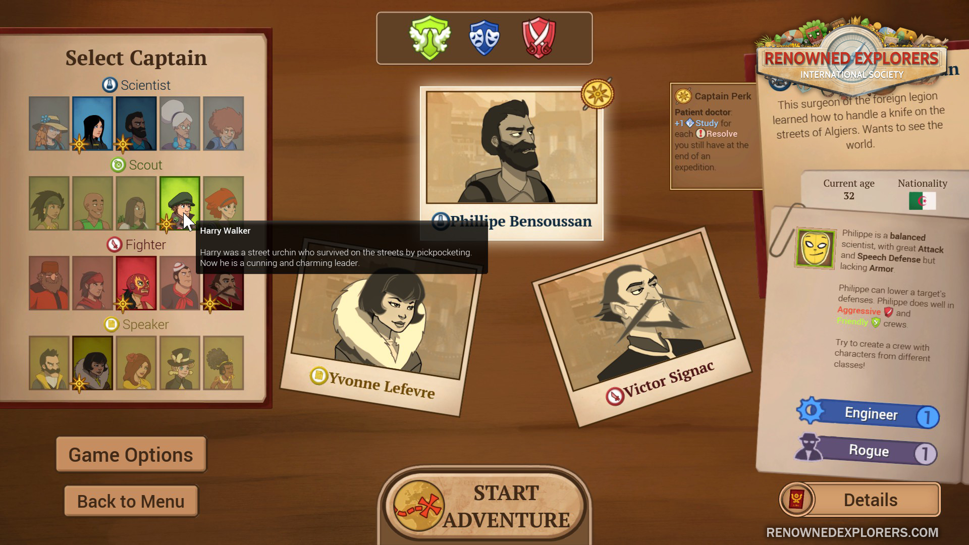 Renowned Explorers