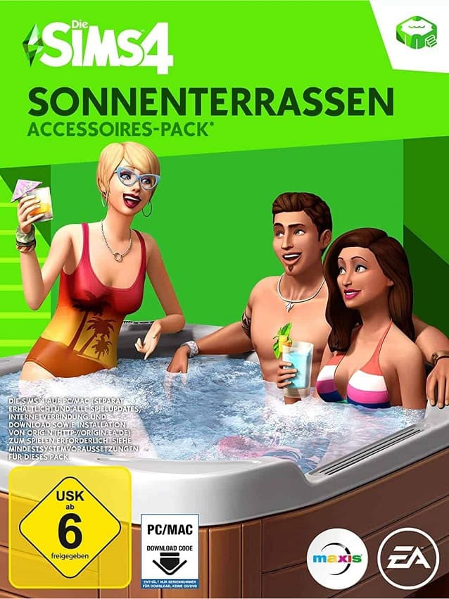 Cover Die Sims 4 Sonnenterrassen-Accessoires