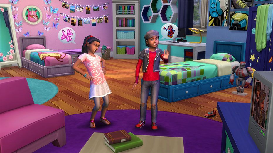 Screenshot Die Sims 4 Kinderzimmer-Accessoires