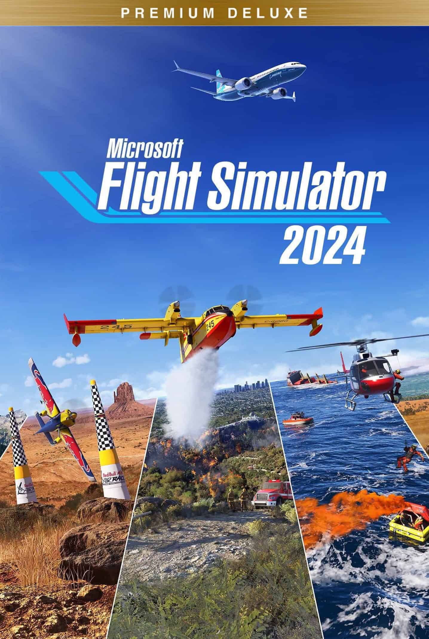 Cover Microsoft Flight Simulator 2024 Premium Deluxe Edition