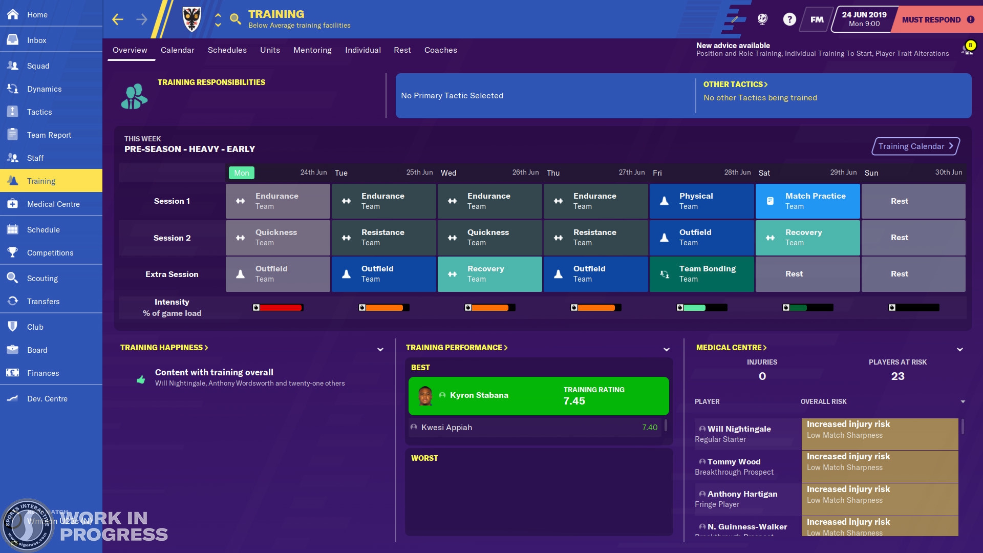 Screenshot Football Manager 2020