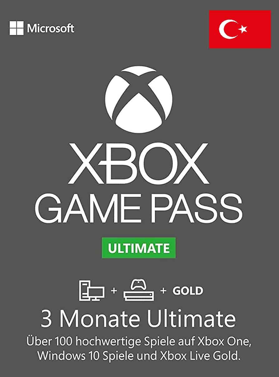 Cover Xbox Game Pass Ultimate 3 Monate (Türkei/Turkey)