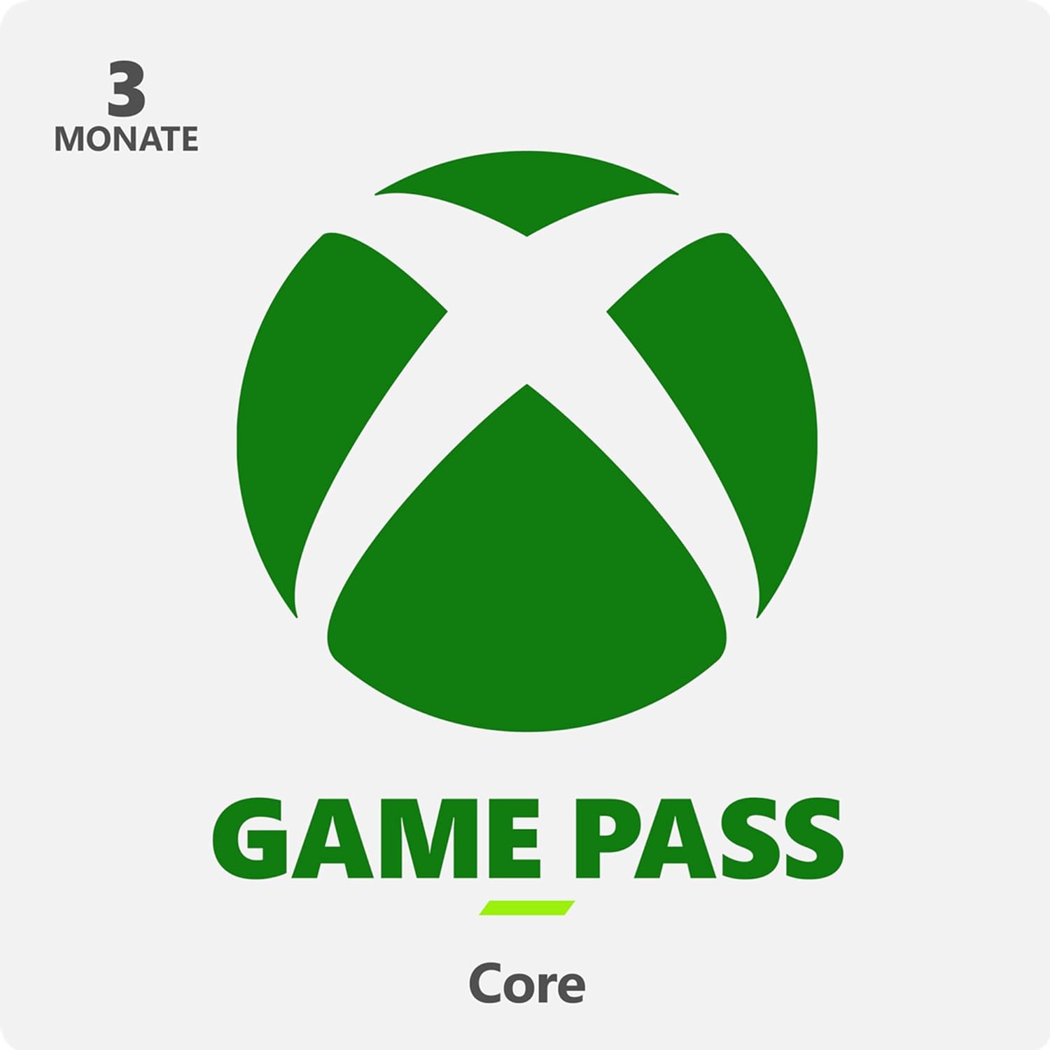 Cover Xbox Game Pass Core 3 Monate