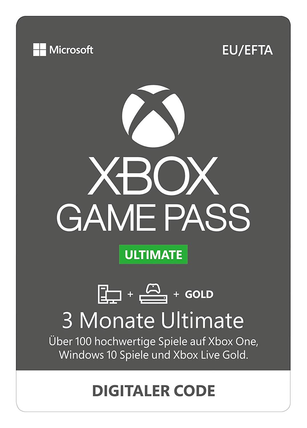 Cover Xbox Game Pass Ultimate 3 Monate
