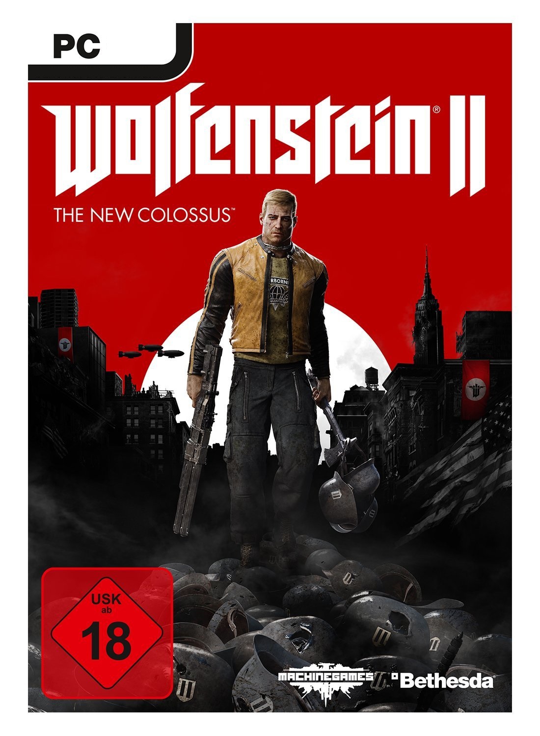 Cover Wolfenstein II: The New Colossus DE Version geschnitten