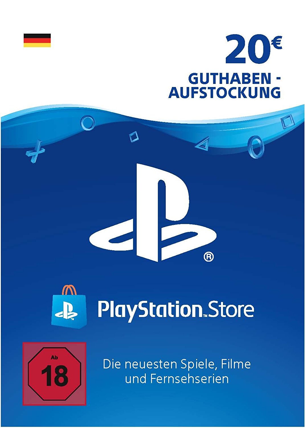 Cover PlayStation Network Card 20€ Deutschland