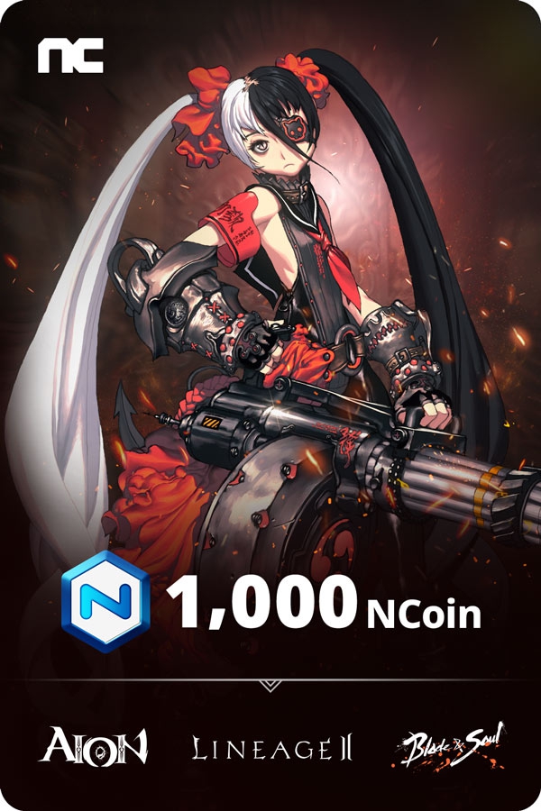 Cover NCsoft NCoin 1000 Coins EU